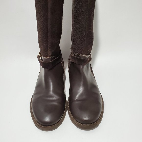 BOSI Brown Leather/Suede Boots US6 EU36 - Picture 3 of 8